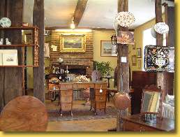 A fine selection of antiques can be found on the premises