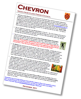 Clare Town Newsletter - Chvron